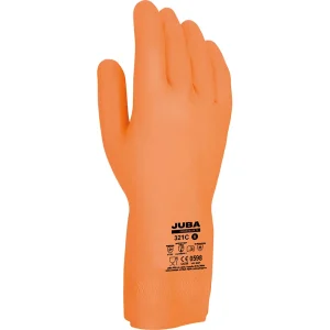 Luva de Trabalho Latex / Neoprene Laranja
