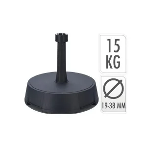 Base Chapéu-De-Sol 15kg Cor Antracita Diâmetro 19.