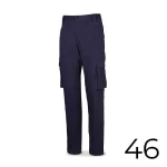Calças Strech 98% Algodão 2% Elastano 240g Azul M.
