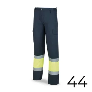 Calças Poliéster/Algodao Bicolor Alta Visibilidad.