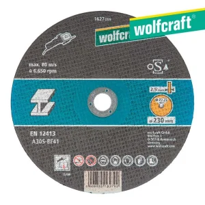 Disco de Corte para Metal  230 X 2,5 X 22,23mm. W
