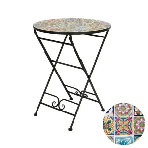 Mesa Mosaico Modelo Praga para Exterior