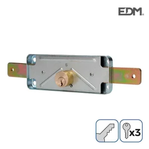 Fechadura Persiana 154mm 3 Chaves Incluidas