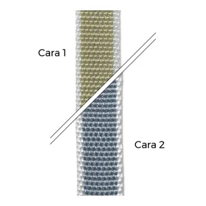 Fita Persiana 08 22mm 6mts Cinzento Bege (Blister)