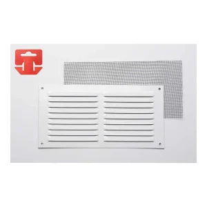 Grelha Anti-Mosquito Aluminio 0.6 Branco Laqueado