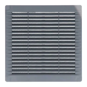 Grelha de Ventilação Quadrada com Plugues e Mosqu.