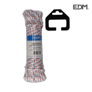 Pele Trençada Nylon 10mts Branco Pintas