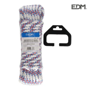 Rolo 10m. Corda Poliester Alta Tenacidade Tricolo.