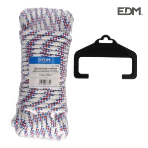 Rolo 20m. Corda Poliester Alta Tenacidade Tricolo.