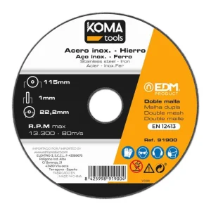 Disco de Corte para Ferramentas de Ferro e Aço In.