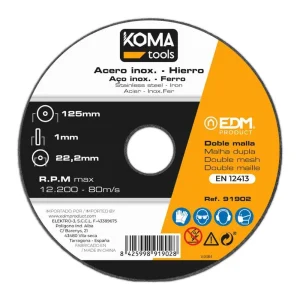 Disco de Corte para Ferramentas de Ferro e Aço In.