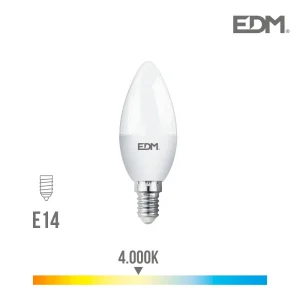 Lâmpada de Vela LED E14 5w 400 Lm 4000k Daylight e