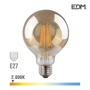 Lâmpada Filamento LED Vidro Vintage  95mm E27 8w
