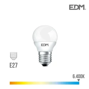 Lâmpada Bola LED E27 7w 600 Lm 6400k Luz Fria