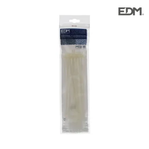 Abraçadeiras Natural 300x8mm Saco 25 Unidades Edm