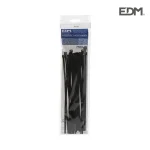 Abraçadeiras Pretas 250x4,8mm Saco 25 Unidades Edm