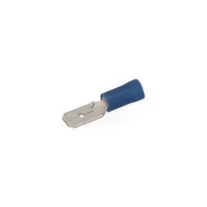 Terminal Macho Isolado 6,3mm 10 Unidades Embalado