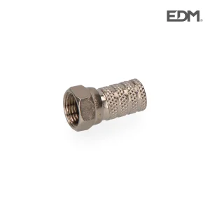 Conector Ficha Macho Parabolica Metalico Edm Embal