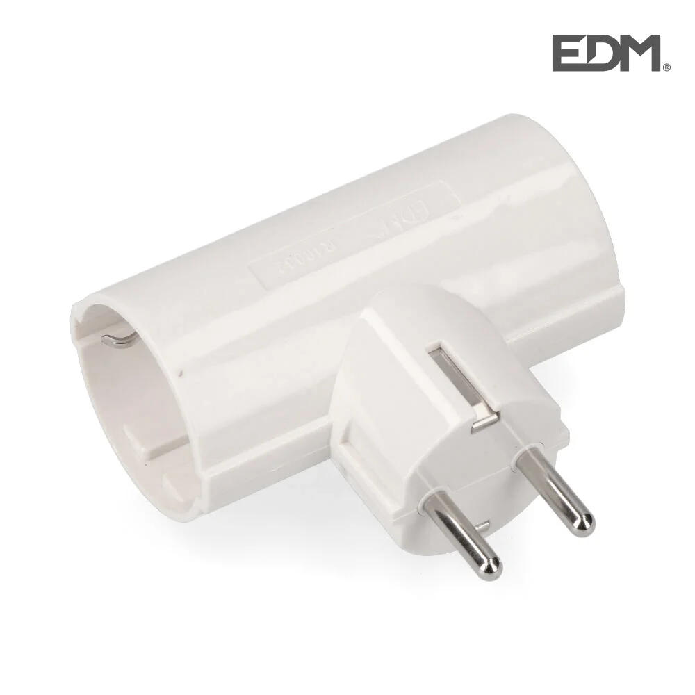 Ficha 2 Tomadas Baquelita T/Tl 16a 250v