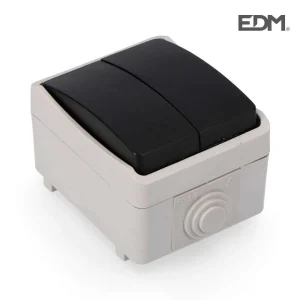 Interruptor Duplo Estanque Economico Ip44 Retracti