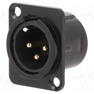 Tomada, Xlr, Macho, Pin: 3, Conector Adicional De.