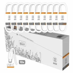 Cabo Usb-C para Usb Tech One Tech Basik 1 M (10 U.