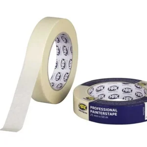 Fita de Máscara 60°c - Creme 25mm X 50m