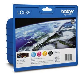 Tinteiro Brother Pack 4 Cores Lc985