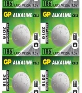 Pilha Alcalina Botão Lr43 186