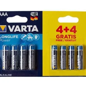 LR03/44 Pilhas alcalinas aaa / lr03 1.5v 4+4