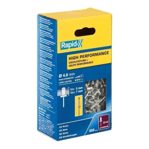 Caixa 500 Rebites 4x10mm - Alto Rendimento 50014.
