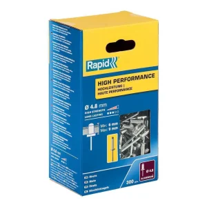 Caixa 300 Rebites 4,8x12mm - Alto Rendimento 500.