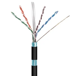 Bobine Cabo de Dados Ftp Cca Cat.6 Awg23 P/ Exter.