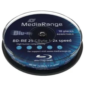 Mediarange Mr501 Disco de Blu-Ray Virgem Bd-Re 25.