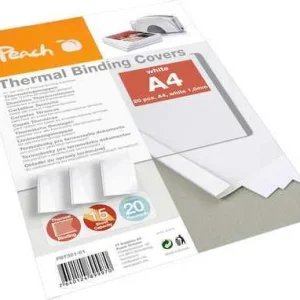 Peach 313312 Capa para Encadernação A4 Branco 20 .