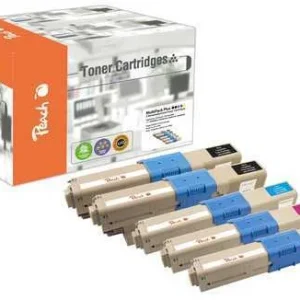 Peach Pt616 Toner 5 Unidade(S) Preto, Ciano, Mage.