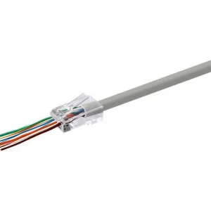 Ficha Rj45 Cat6 Passante Utp