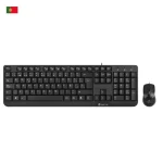 Pack Teclado Pt + Rato Ótico 1000dpi Cocoa Kit - .