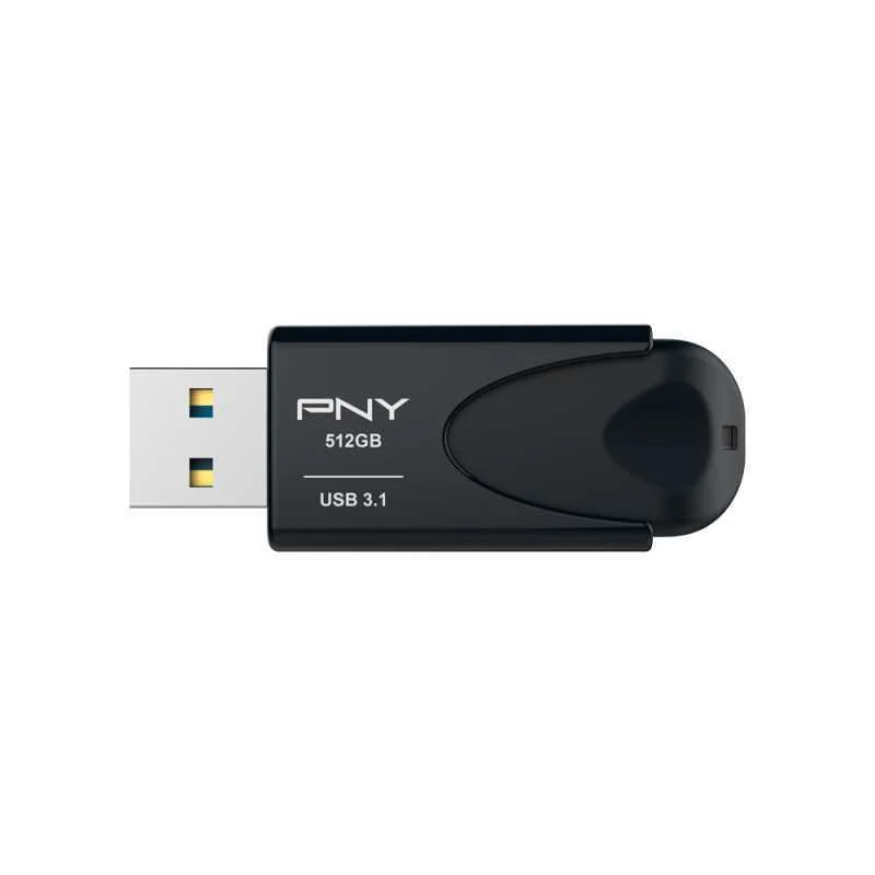 Pny Attache 4, 512 Gb, Usb Type-A, 3.2 Gen 1 (3.1.
