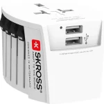 Skross 61664 Adaptador de Energia Universal Branco