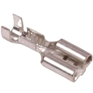 Fast On Connector 6.3 Mm Fêmea Pvc Prateado