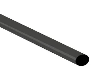 Shrinkable Tube 4.8mm - Black - 50 Pcs