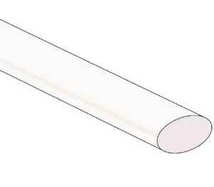 Shrinkable Tube 9.5mm - Clear - 25 Pcs