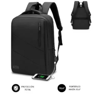 Mochila City P/ Portátil 15" C/ Porta Usb Preto -.