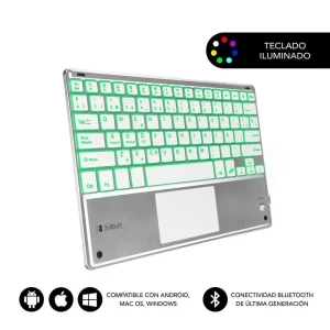 Subblim Teclado Smart Backlit Touchpad Bluetooth .