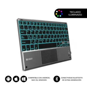 Subblim Teclado Smart Backlit Touchpad Bluetooth .