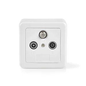 Caixa de Junção de Parede para Antena  1x Saída .