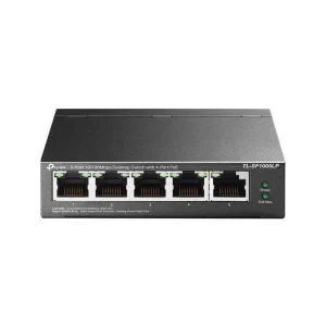 Switch 5 Portas 10/100mbps Unmanaged Poe+ Tl-Sf10.