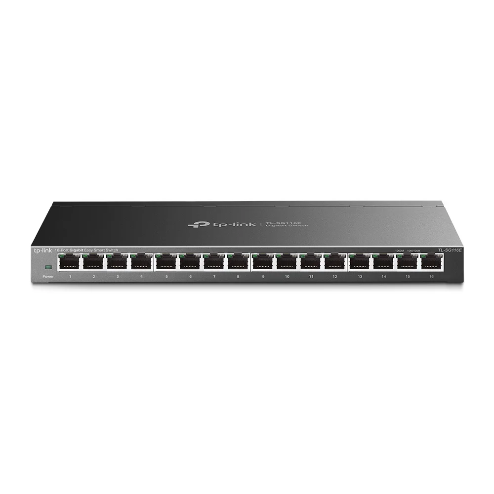 Switch Tp-Link Tl-Sg116e 16 Portas Gigabit Smart .