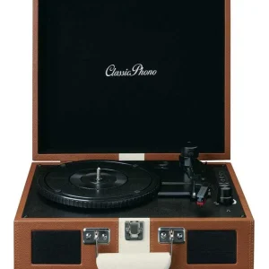 Gira-Discos de Mala com Bateria Bt Recarregável